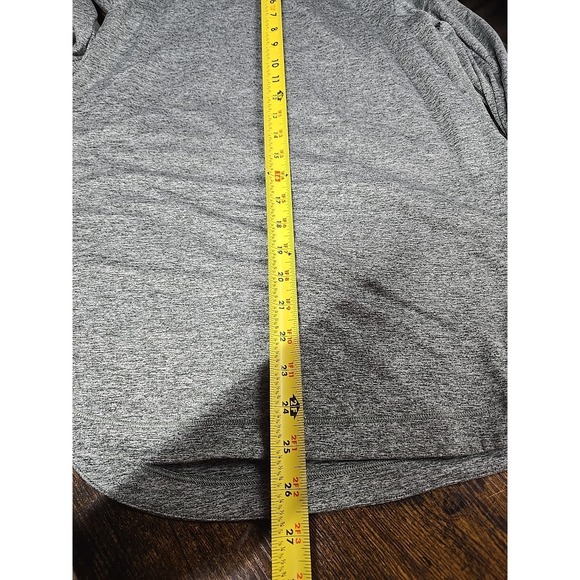 Athleta Women's Heathered Sz M Long Sleeve Top Uptempo Heathered Light Greenish - Picture 11 of 11